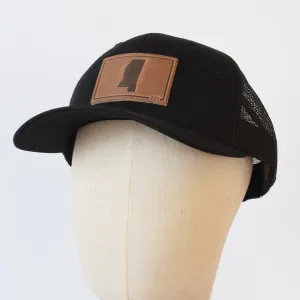 Mississippi Silhouette Hat- Black