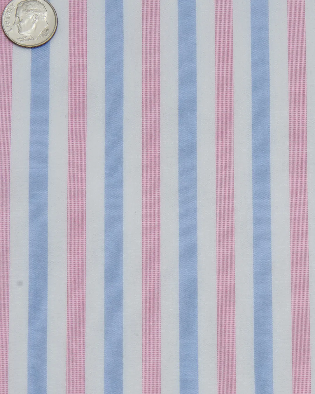 Monti Pink Blue White Candy Stripes