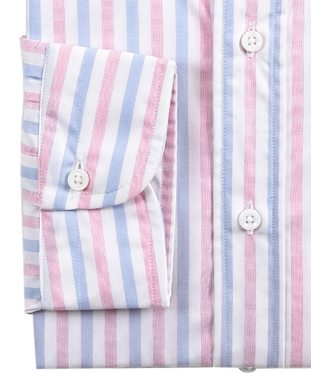 Monti Pink Blue White Candy Stripes