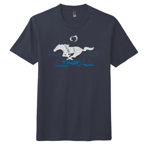 MUSTANG SILHOUETTE T-SHIRT, NAVY