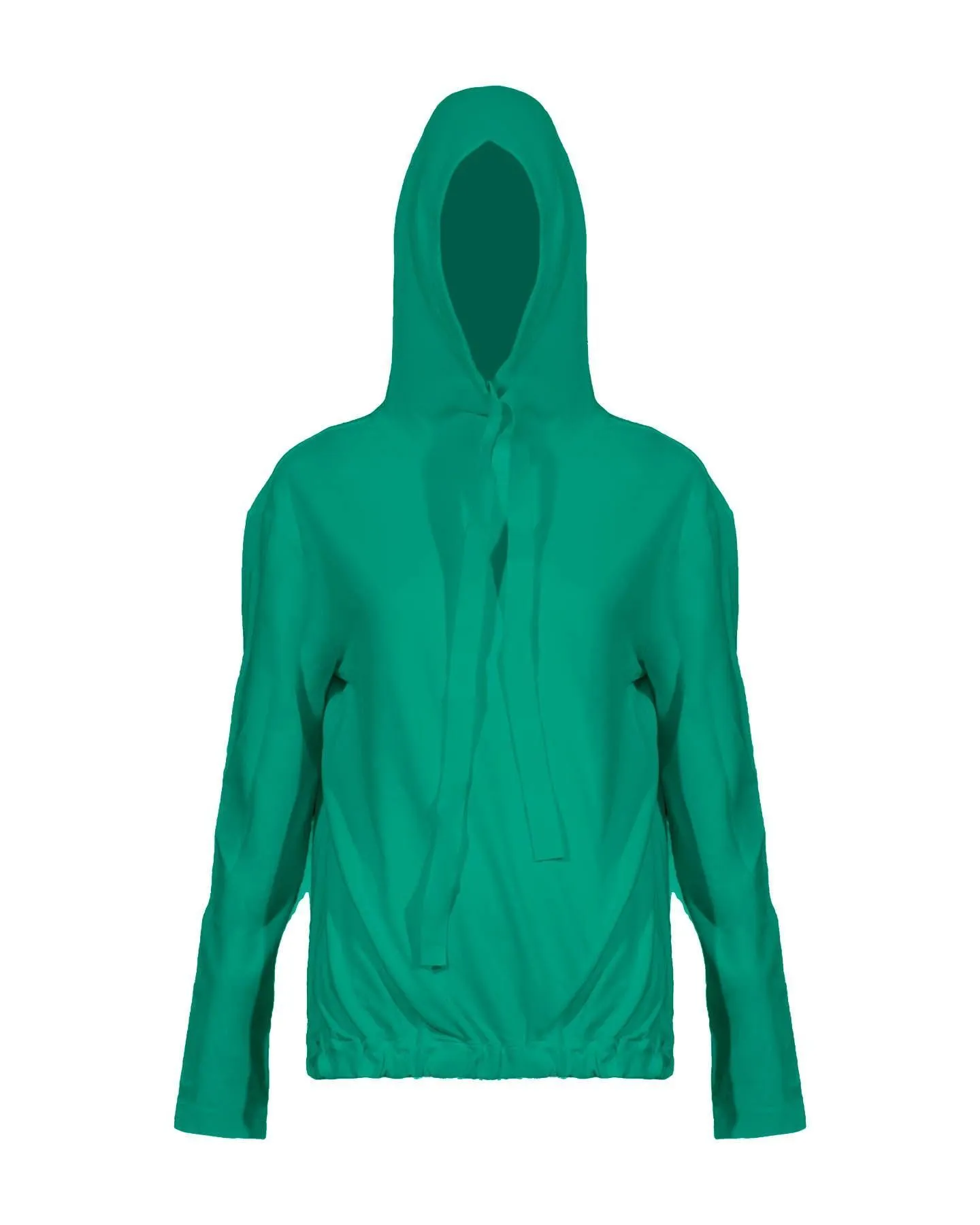 Norma Kamali Boyfriend Hooded Sweatshirt Mint