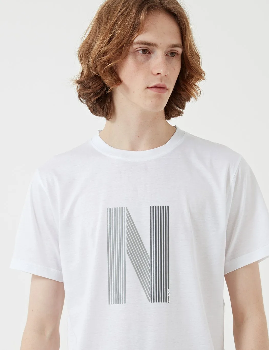 Norse Projects Niels Layer Logo T-Shirt - White