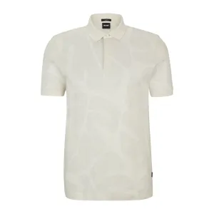 Penrose 108 Slim- Fit Monstera-Leaf Cotton Polo 50513321