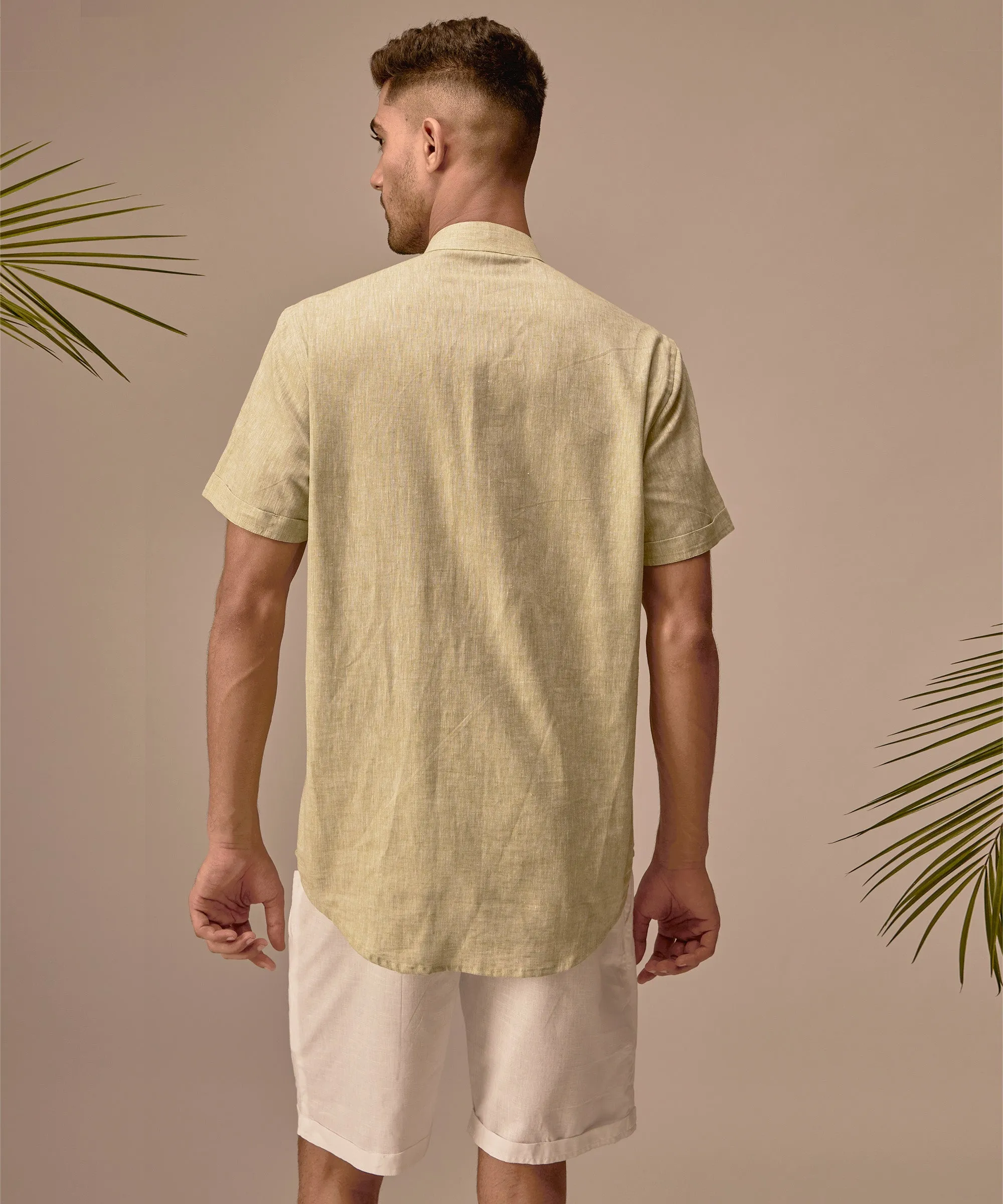 Pista Green Popover Shirt