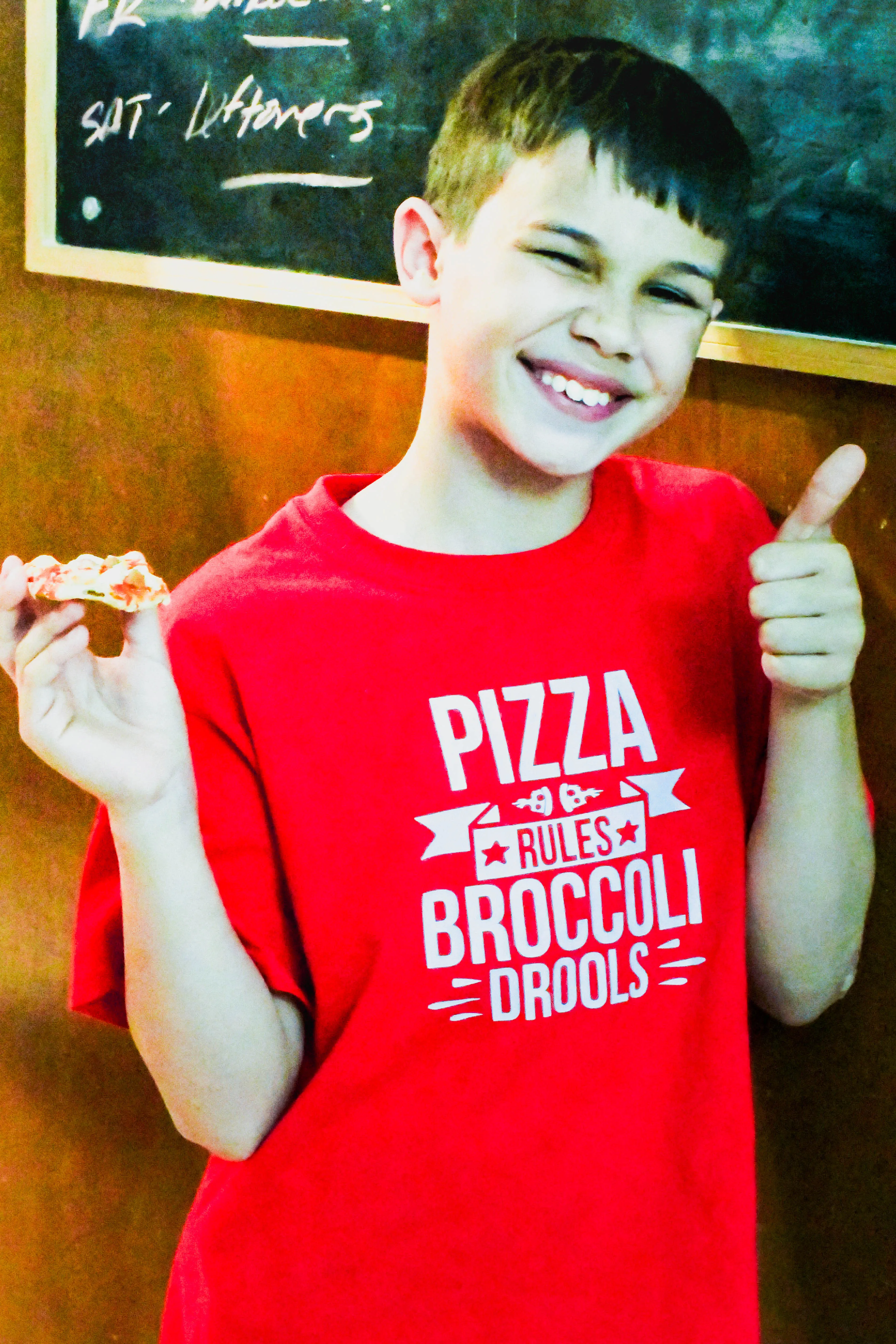 Pizza Rules Broccoli Drools Cut File