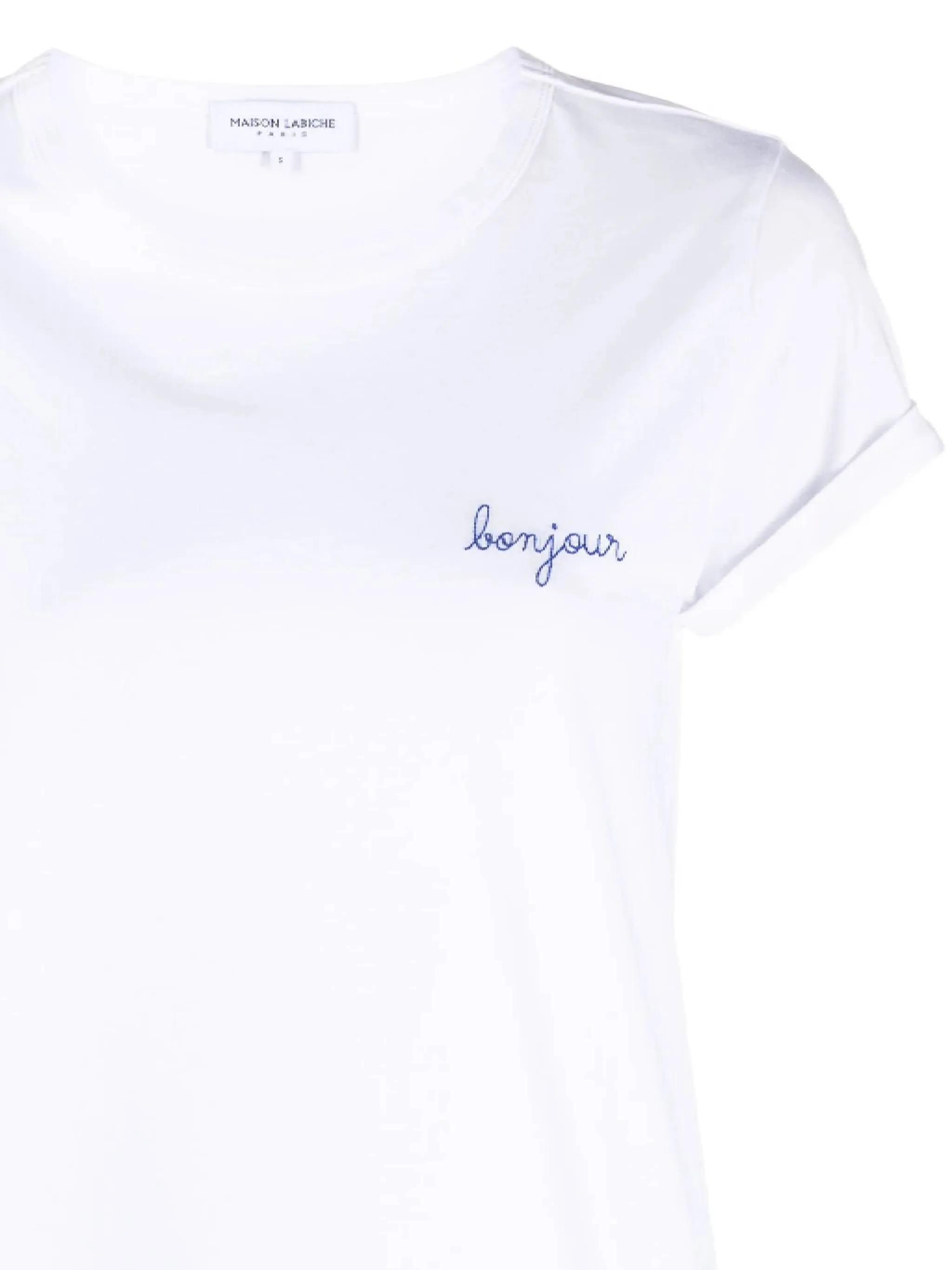 Poitou Slim Fit White T-Shirt