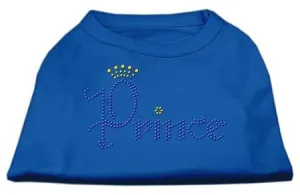 Prince Rhinestone Shirts Blue Lg (14)