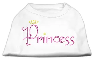 Princess Rhinestone Shirts White XL (16)