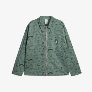 Puma | RIPNDIP TWILL SHIRT  { EUCALYPTUS