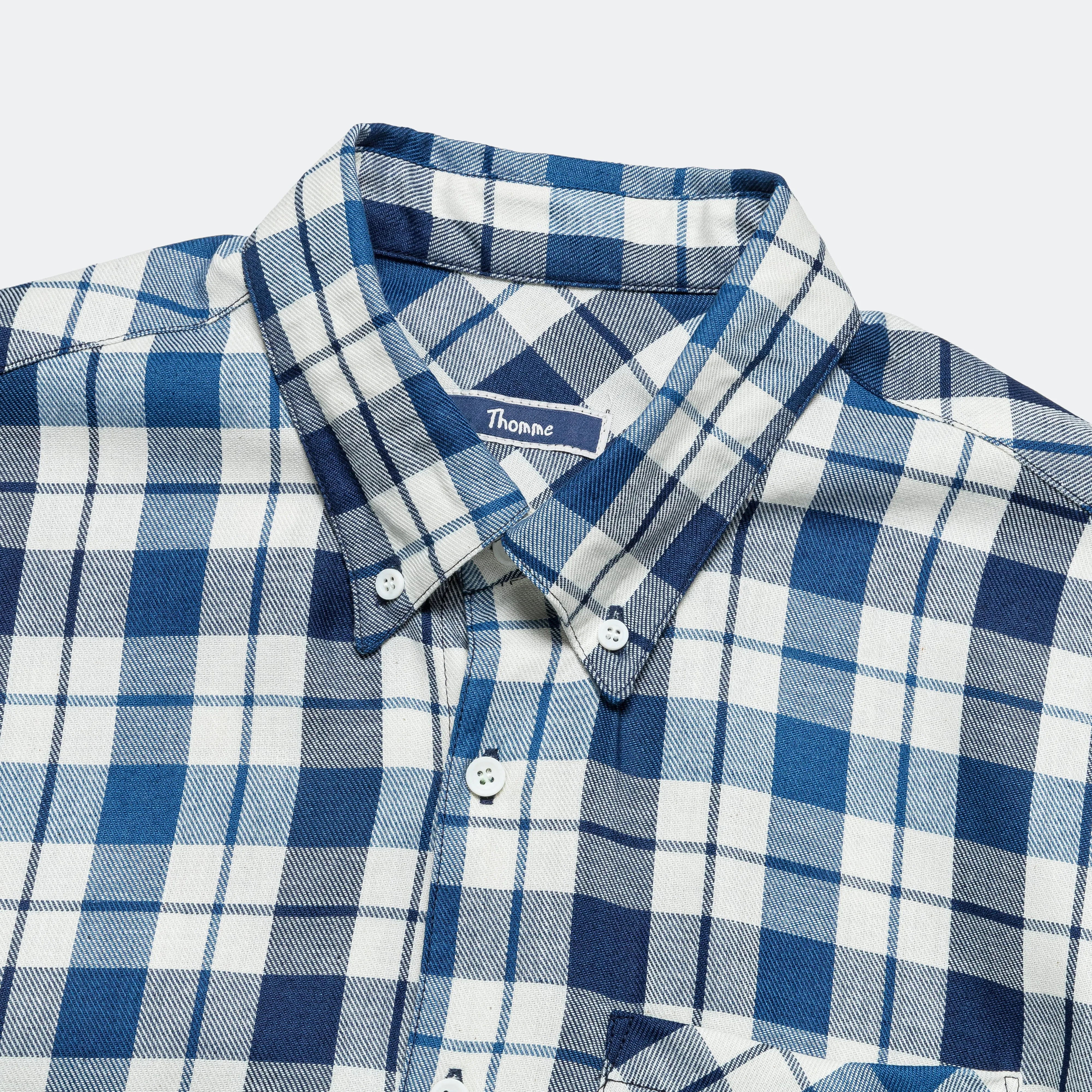 Relaxed Shirt - Blue Plaid