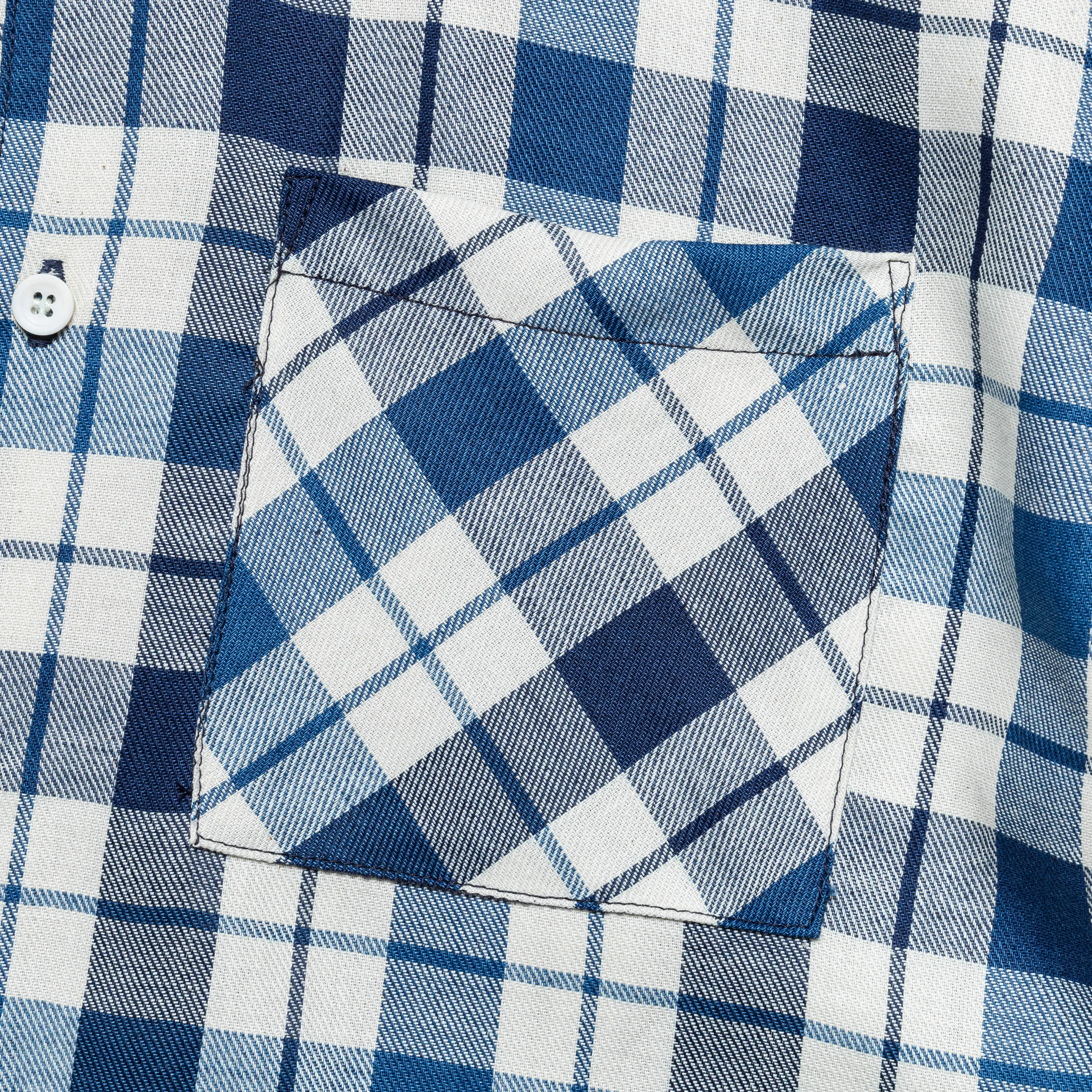 Relaxed Shirt - Blue Plaid