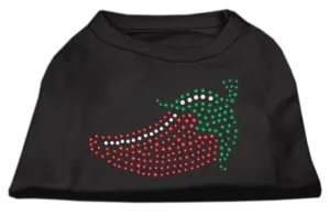 Rhinestone Chili Pepper Shirts Black XXL (18)