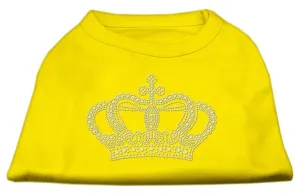 Rhinestone Crown Shirts Yellow XL (16)