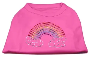 Rhinestone Rainbow Shirts Bright Pink XXL (18)