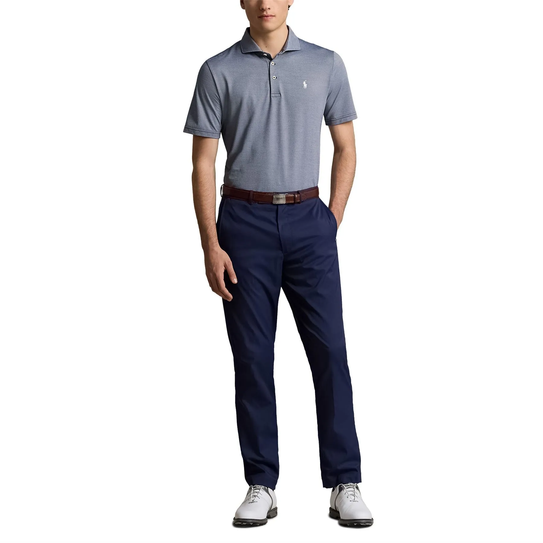 RLX Tour Knit Pique Polo Refined Navy - 2025