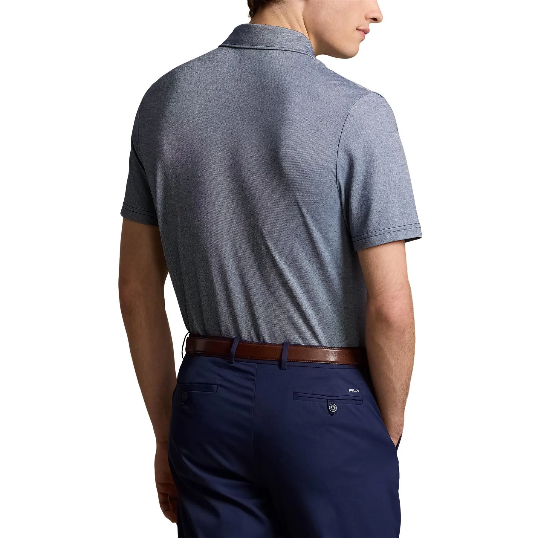 RLX Tour Knit Pique Polo Refined Navy - 2025