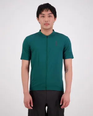 Roam Cargo Merino Full Zip T-Shirt - Evergreen