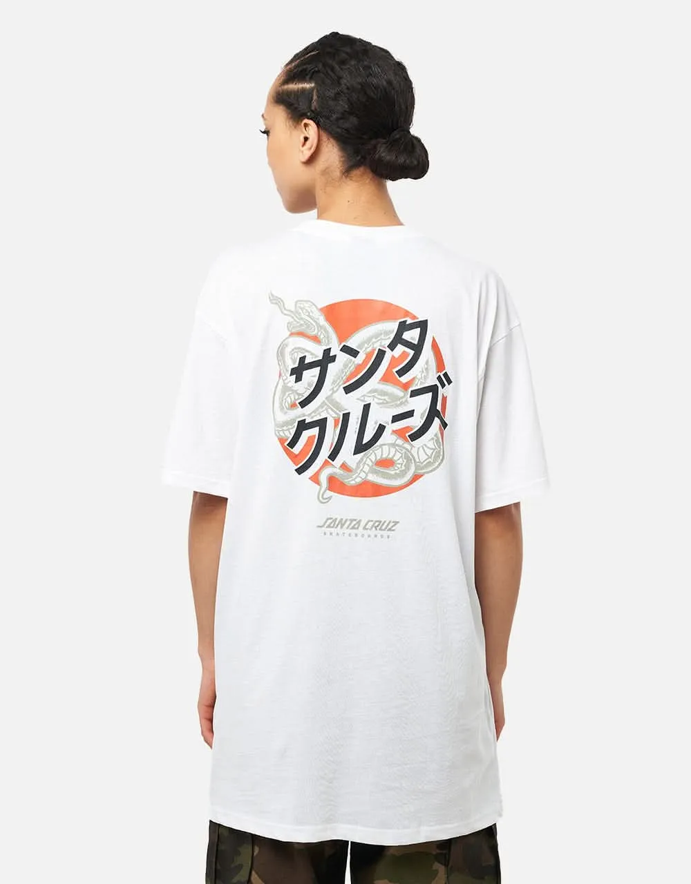 Santa Cruz Serpent Japanese Dot UK EXCLUSIVE T- Shirt - White