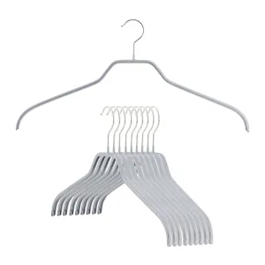 Silhouette Shirt Hanger, 41-F, Silver