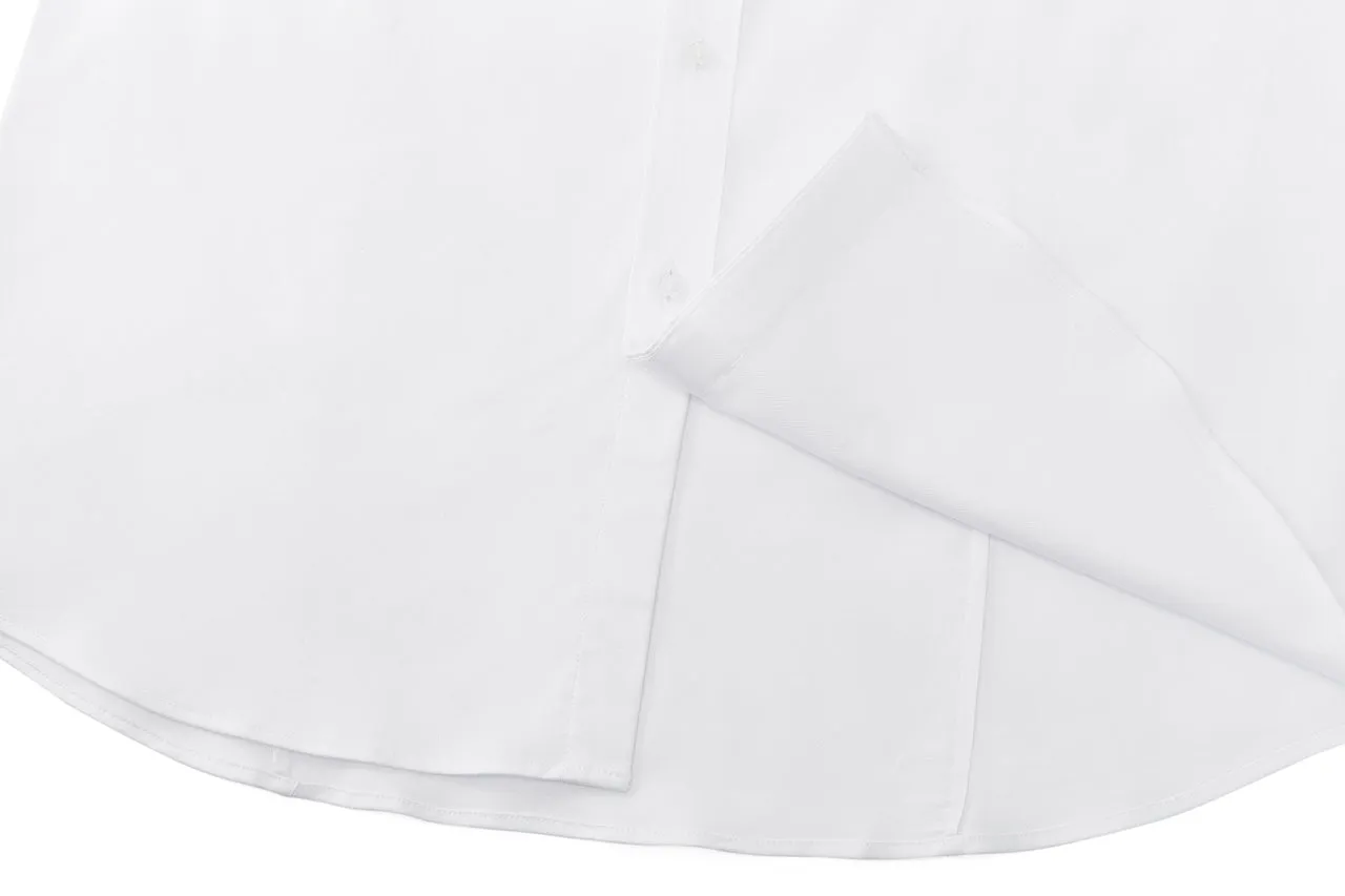 Silky Touch Stretch Oxford Shirt in Smart Fit