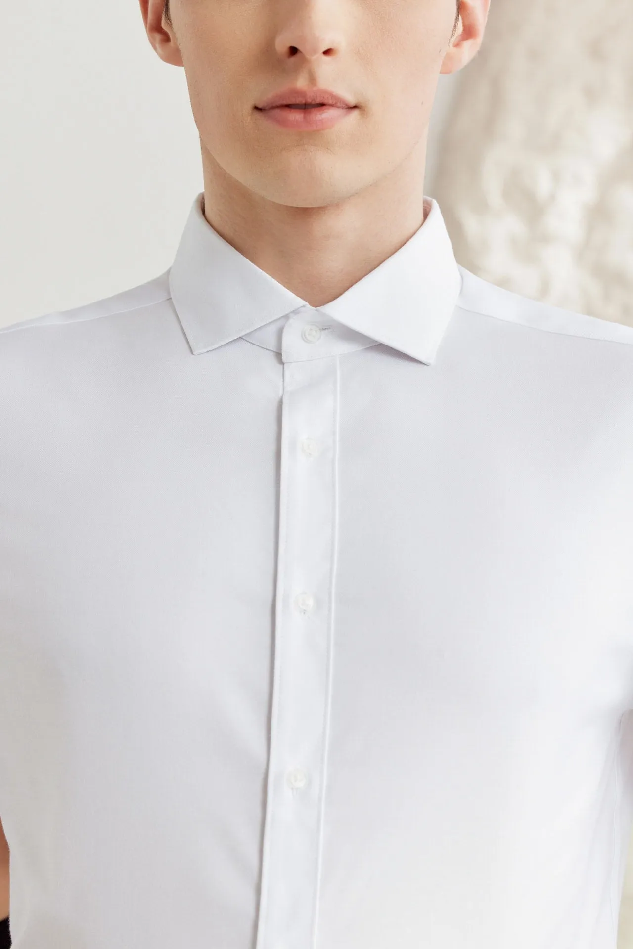 Silky Touch Stretch Oxford Shirt in Smart Fit