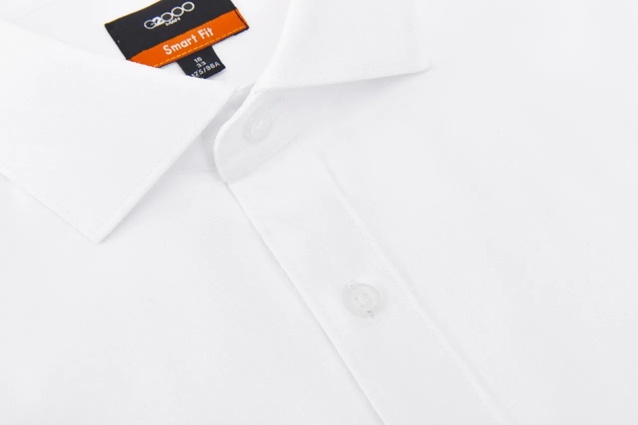 Silky Touch Stretch Oxford Shirt in Smart Fit