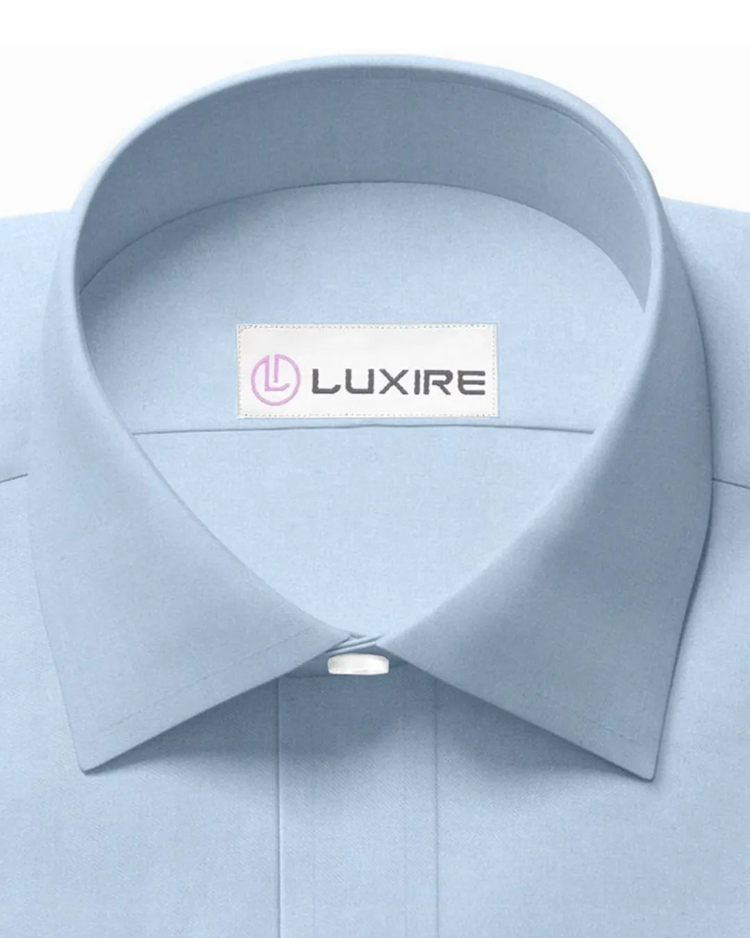 Sky Blue Plain Business Shirt