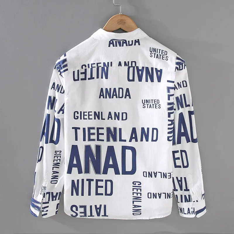 Style Letter Print Shirt