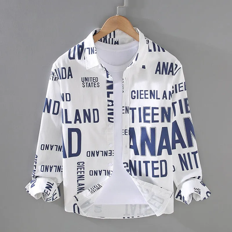 Style Letter Print Shirt