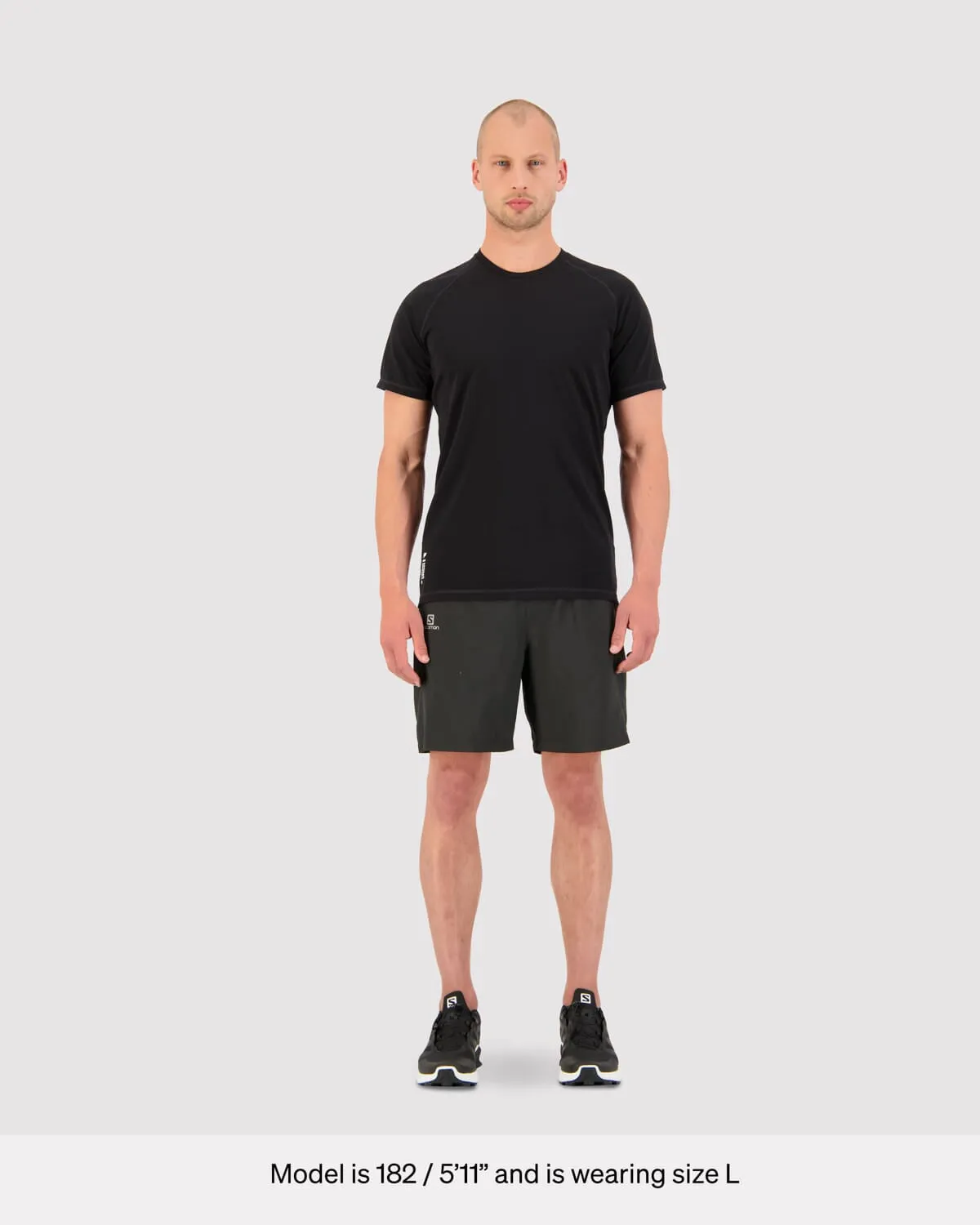 Temple Merino Air-Con T-Shirt - Black