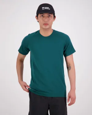 Temple Merino Air-Con T-Shirt - Evergreen