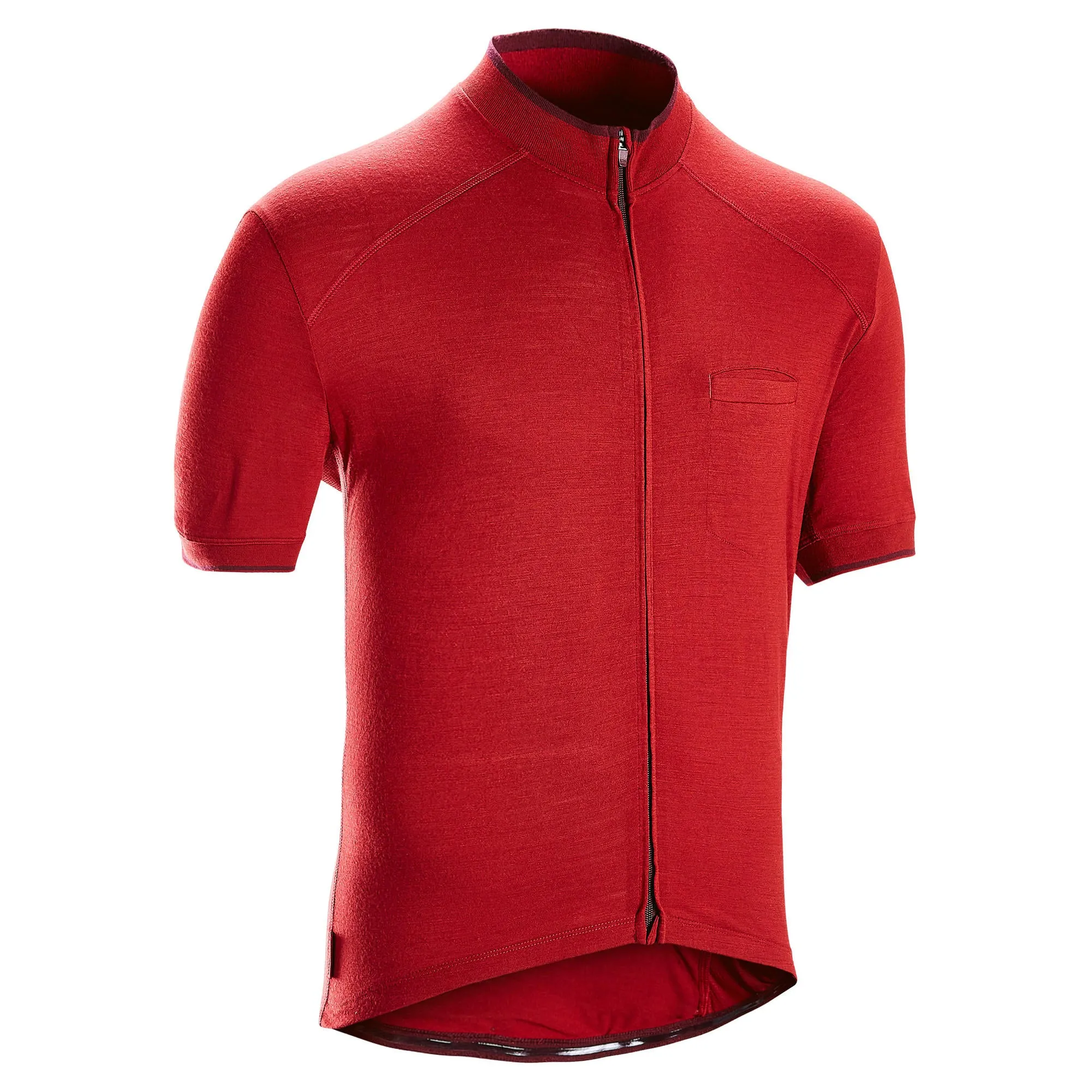 Triban Men's GRVL 900 Merino Short-Sleeved Cycling Jersey