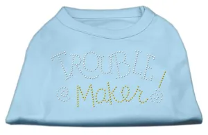 Trouble Maker Rhinestone Shirts Baby Blue XL (16)