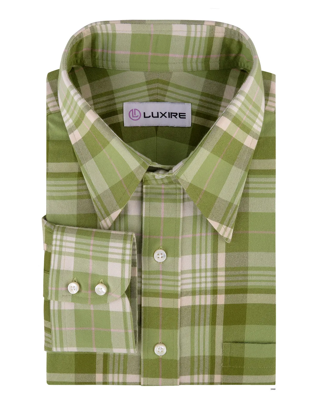 Twill Tartan Checks - Olive Green