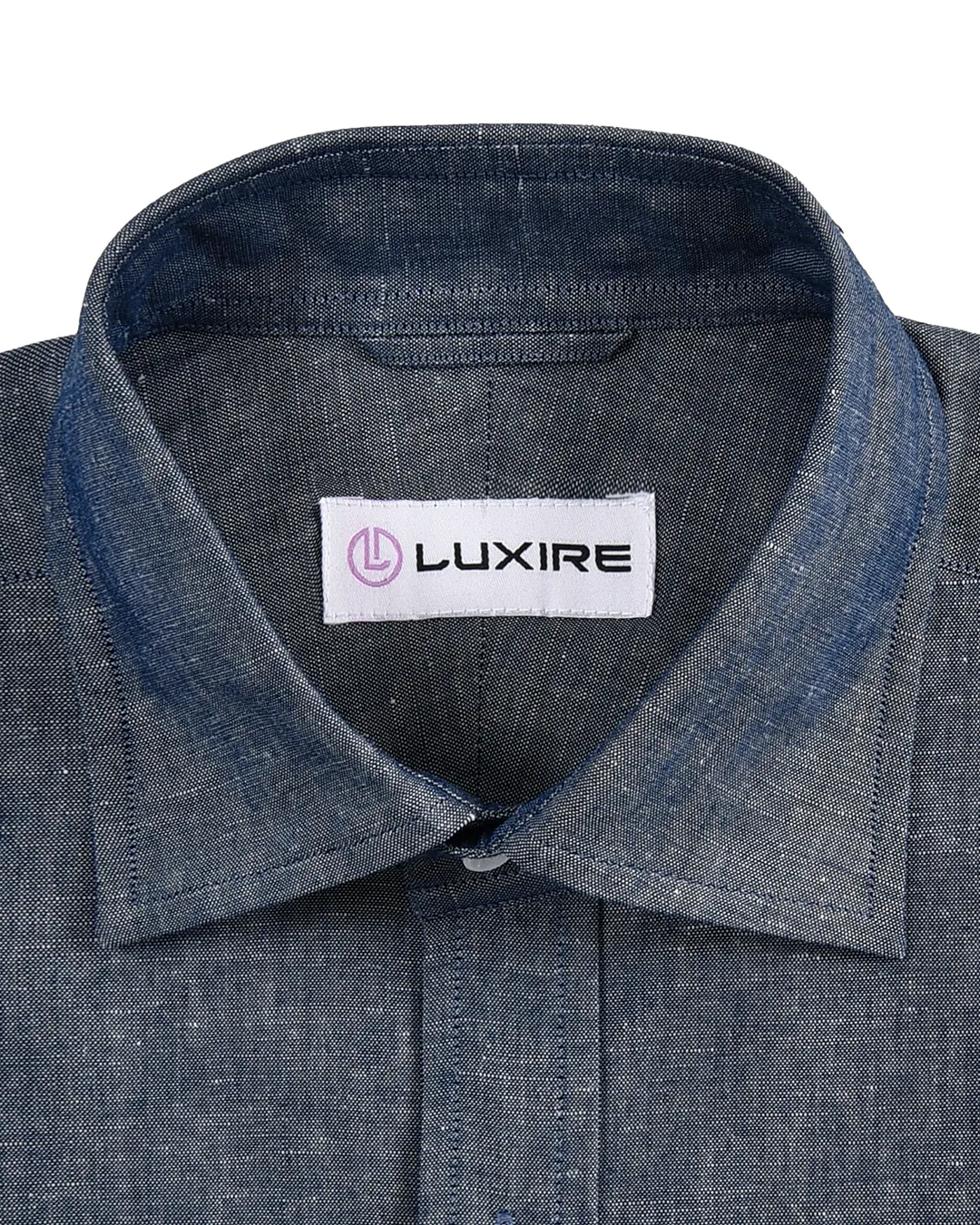 Washed Indigo Linen Chambray