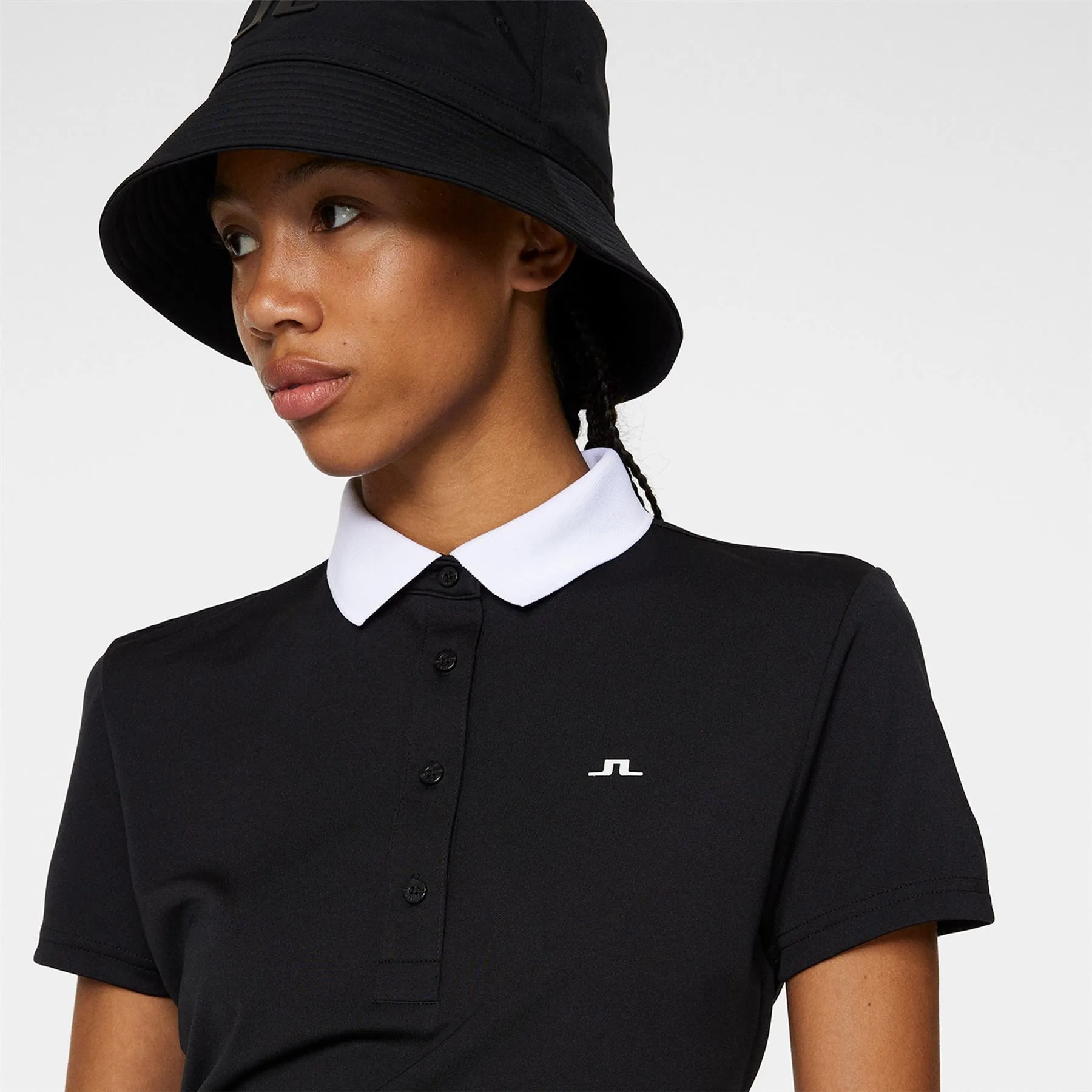 Womens Cassie TX Jersey Polo Black - AW24