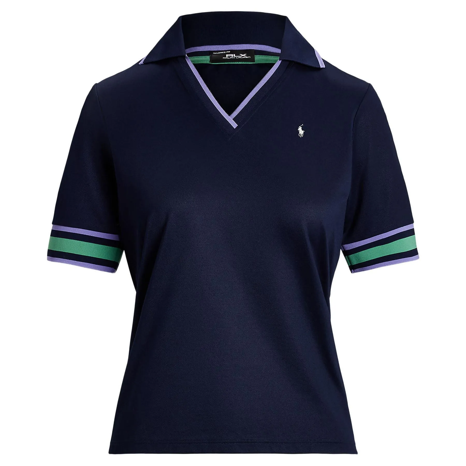 Womens RLX Tailored Fit Cricket Polo Refined Navy - AW24