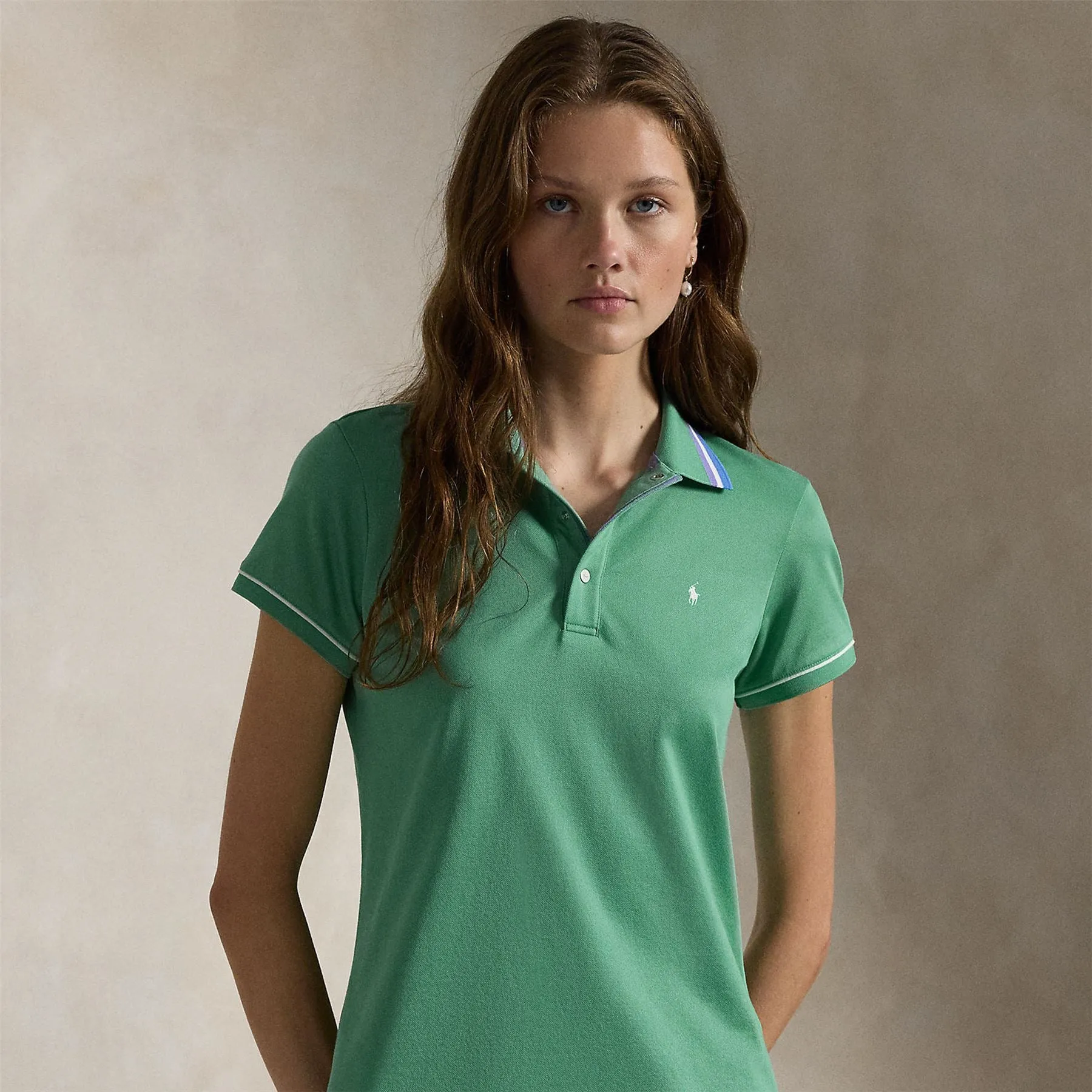 Womens RLX Tour Pique Polo Haven Green - AW24