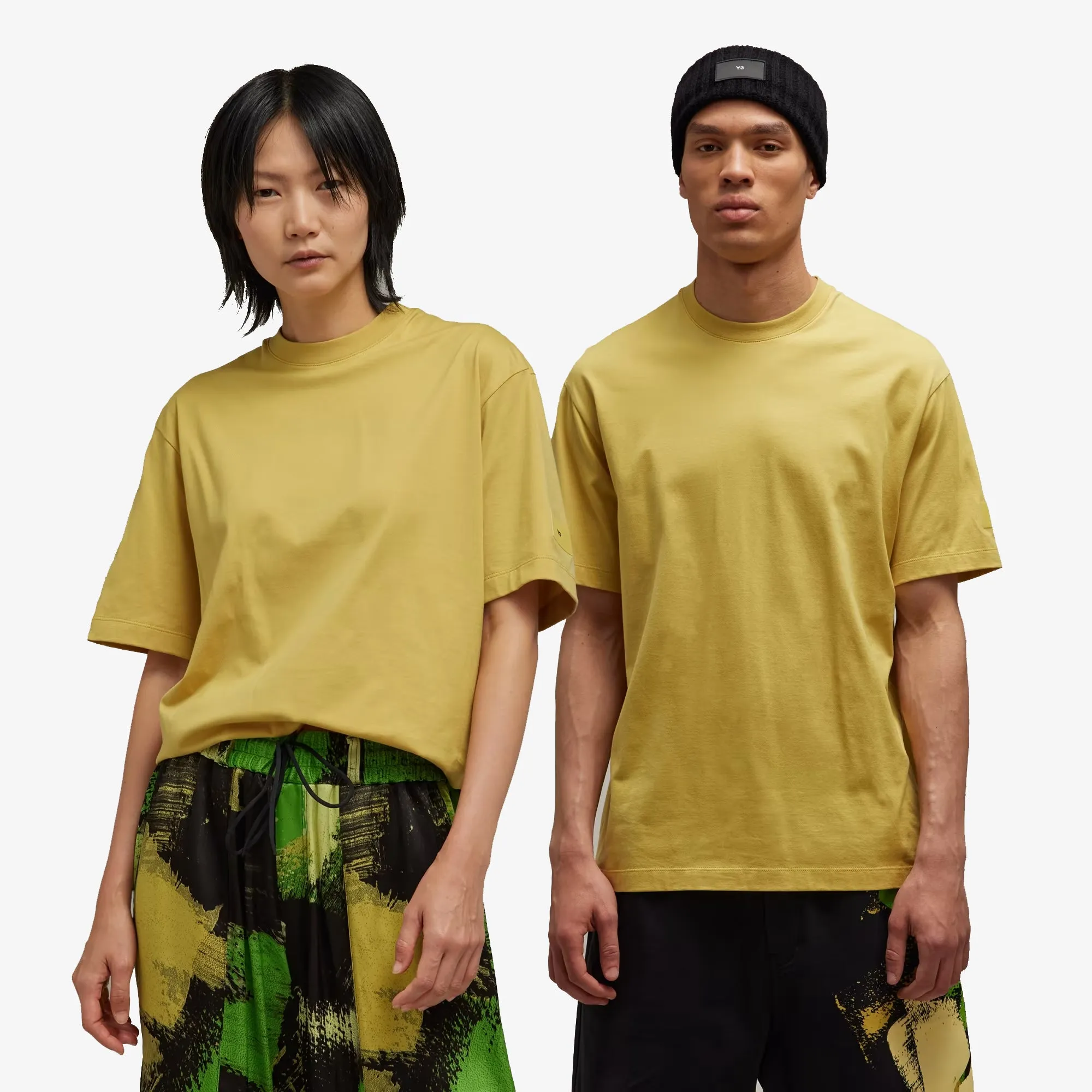 Y-3 | RELAXED SHORT SLEEVE TEE  { BLANCH YELLOW