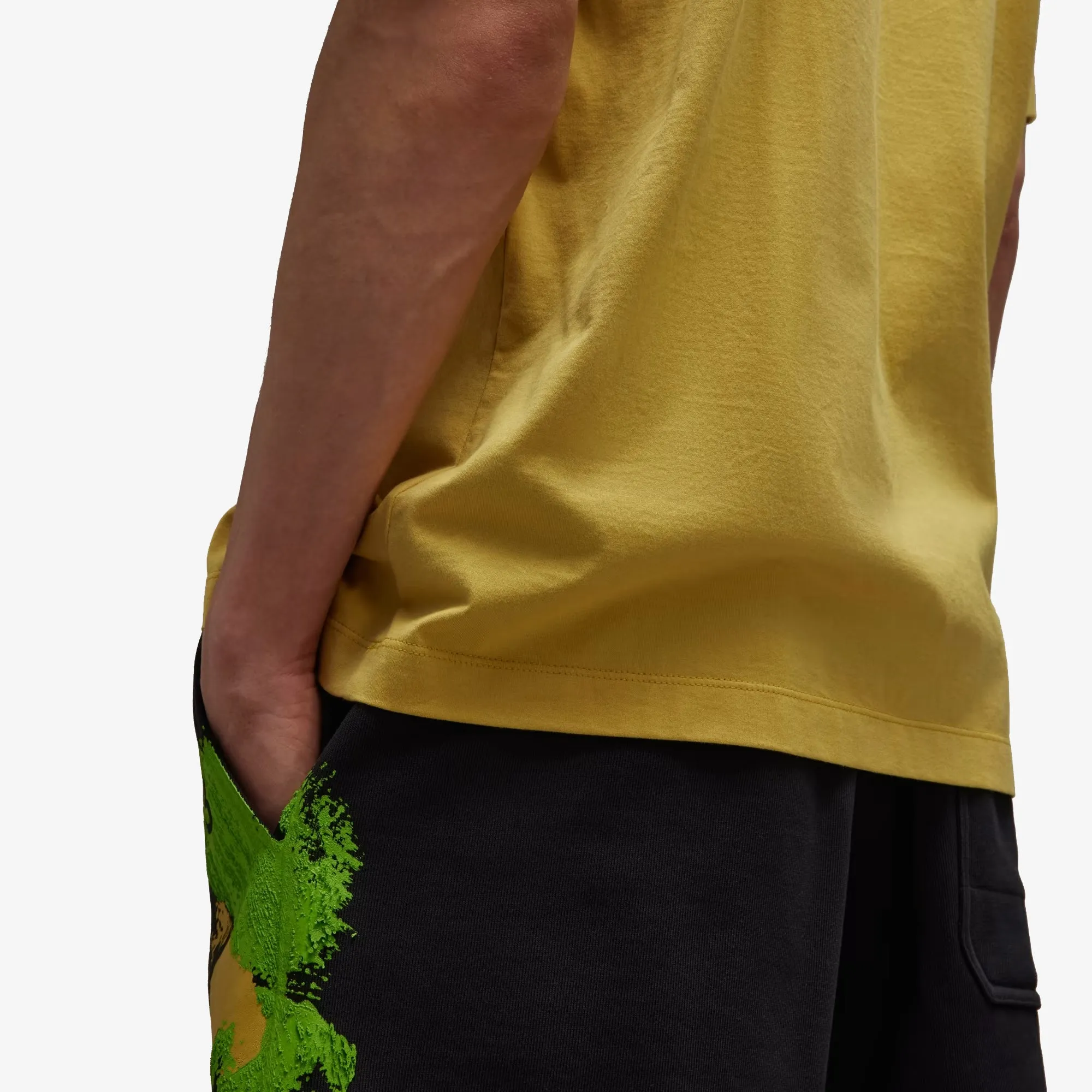 Y-3 | RELAXED SHORT SLEEVE TEE  { BLANCH YELLOW