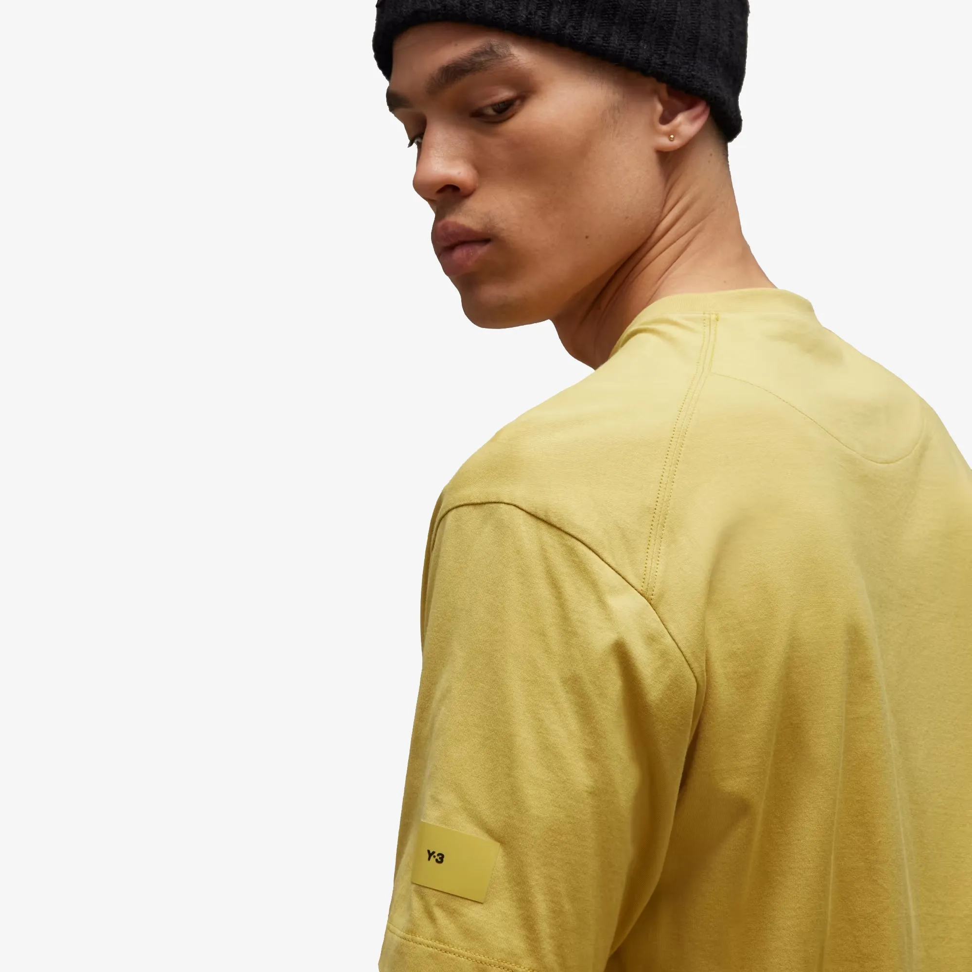 Y-3 | RELAXED SHORT SLEEVE TEE  { BLANCH YELLOW