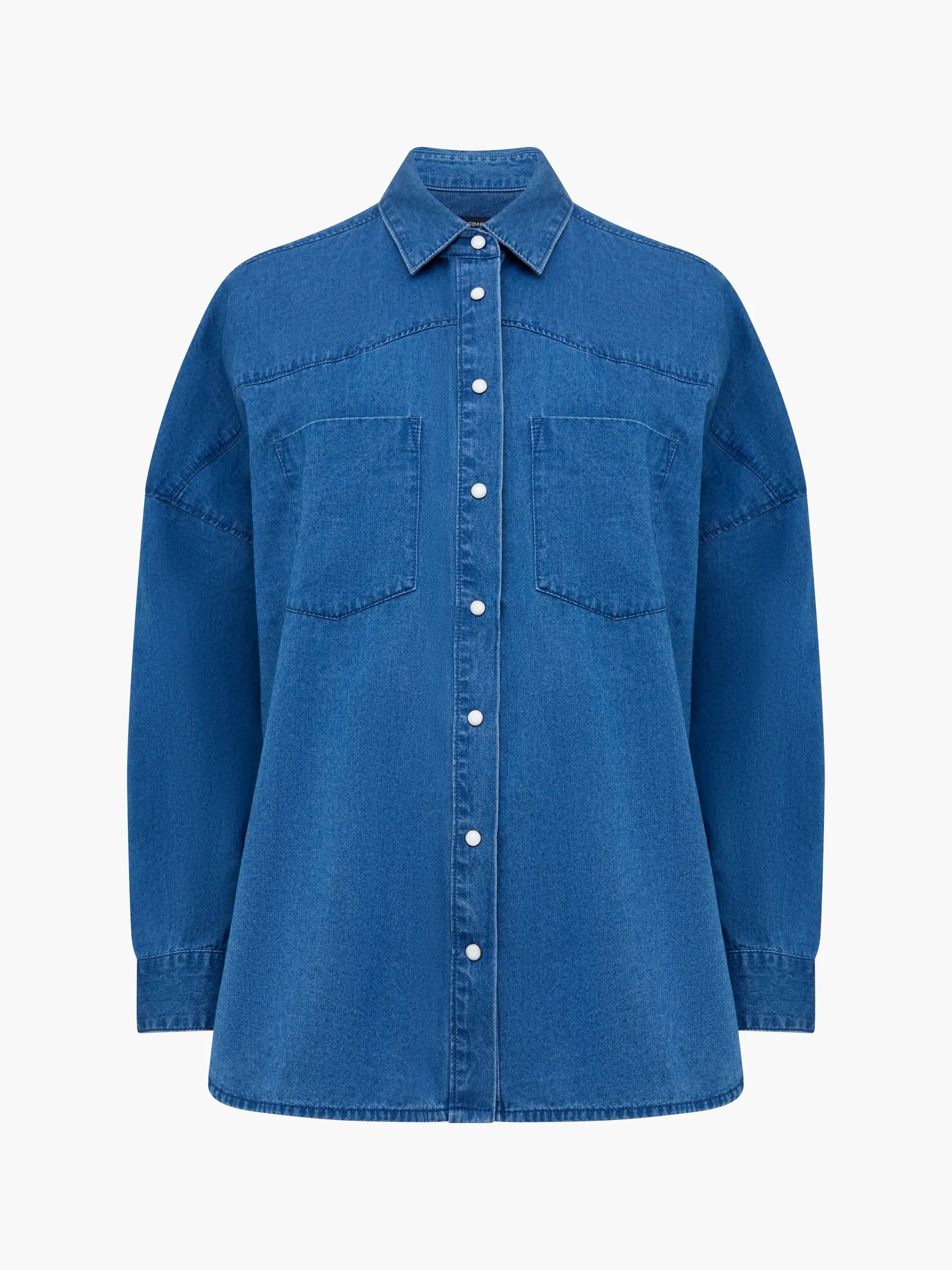 Zaves Chambray Denim Shirt